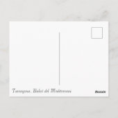 Postal tarragona postkarte (Rückseite)