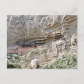 Postal templo colgante en Datong, China Postkarte (Vorderseite)