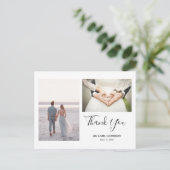 Postal Thank You Postcard Postkarte (Stehend Vorderseite)