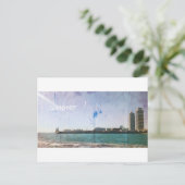 Postal Vintag de Barcelona Postkarte (Stehend Vorderseite)