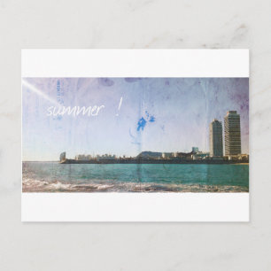 Postal Vintag de Barcelona Postkarte