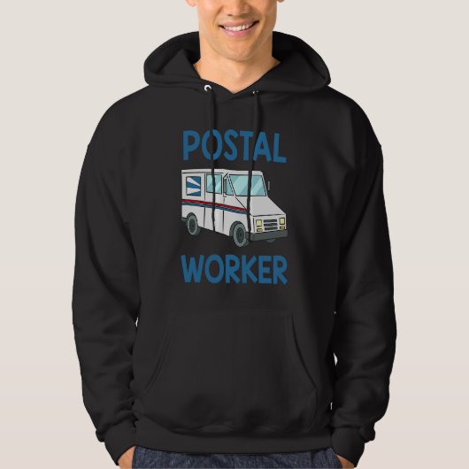 Postal Worker Designs Postal Carrier Hoodie (Vorderseite)