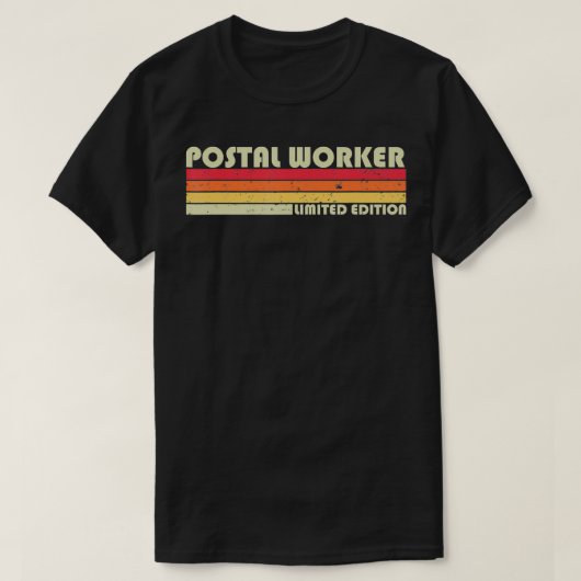 POSTAL WORKER Funny Job Title Profession Geburtsta T-Shirt (Design vorne)