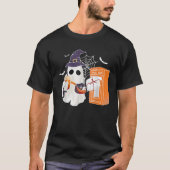 Postal Worker Ghost Spooky Halloween Mail Lady Mai T-Shirt (Vorderseite)