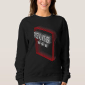 Postal Worker Job Title Appreciation Retro Sweatshirt (Vorderseite)
