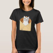 Postal worker kitten mailman cat T-Shirt (Vorderseite)