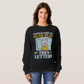 Postal Worker Mailman Delivery Shipment Mail Escor Sweatshirt (Vorne ganz)