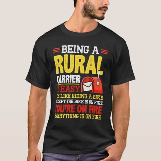 Postal Worker Mailman Mail Lady 1 T-Shirt (Vorderseite)