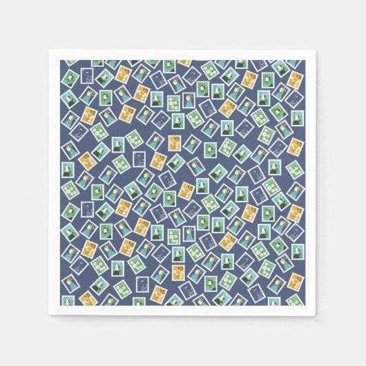Postal Worker Paper Napkins Serviette (Vorderseite)