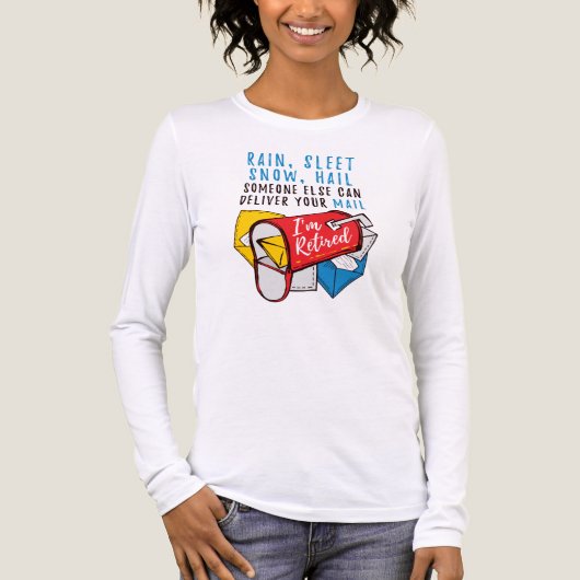 Postal Worker Retirement Funny Tri-Blend Shirt (Vorderseite)