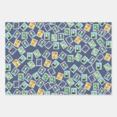 Postal Worker Wrapping Paper Geschenkpapier Set (Vorderseite 2)