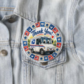 Postal Workers Appreciation  Button (Beispiel)