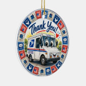 Postal Workers Appreciation  Keramik Ornament (Rechts)