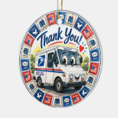 Postal Workers Appreciation  Keramik Ornament (Links)