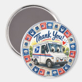 Postal Workers Appreciation  Magnet (Vorderseite/Rückseite)