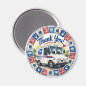 Postal Workers Appreciation  Magnet (Vorderseite/Rückseite)