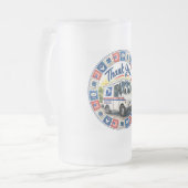 Postal Workers Appreciation  Mattglas Bierglas (Vorderseite Links)