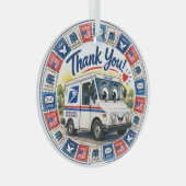 Postal Workers Appreciation  Ornament Aus Glas (Vorderseite Rechts)