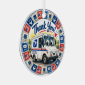 Postal Workers Appreciation  Ornament Aus Metall (Vorderseite Rechts)
