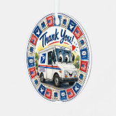 Postal Workers Appreciation  Ornament Aus Metall (Vorderseite links)