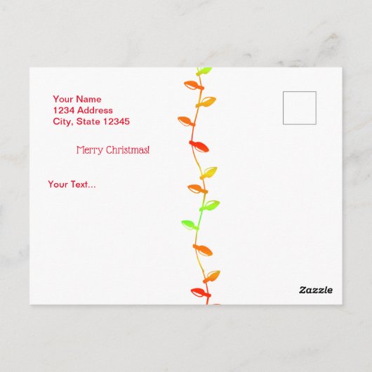 Postal Xmas 002  - Postcard Postkarte (Rückseite)