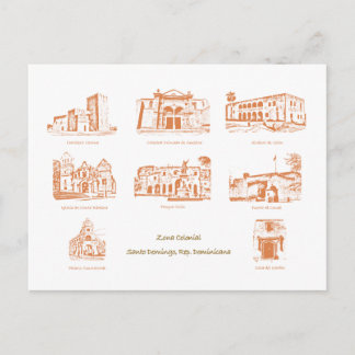 Postal Zona Colonial, Santo Domingo, Rep. Dom. Postkarte