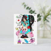 Postale alice aux pays des merveilles postkarte (Stehend Vorderseite)