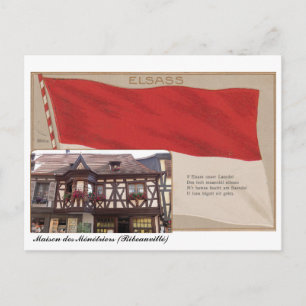 Postale "Elsass" Maison des Ménétriers Postkarte