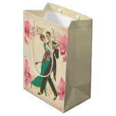 Postale-Geschenktasche Mittlere Geschenktüte (Rückseite Schrägansicht)