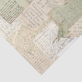 Postale Postmark Bird Vintag Collage Seidenpapier (Ausschnitt)