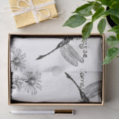 Postale Wildblume Dragonfly Decoupage Seidenpapier (Geschenk)