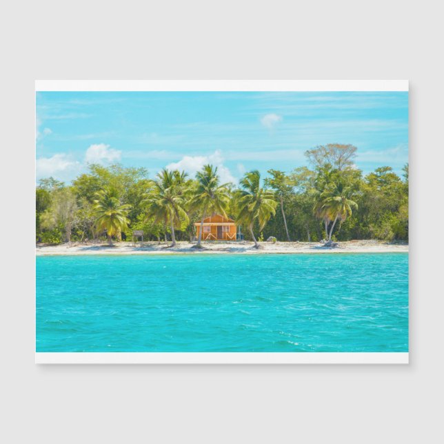 POSTALES DE REPUBLICA DOMINICANA MAGNETKARTE (Vorderseite)