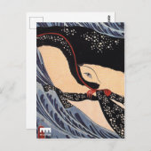 Postalestampe japonaise postkarte (Vorne/Hinten)