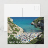 postalisch Buchten von Mallorca Postkarte (Vorne/Hinten)