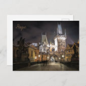 postalisch de la ciudad de Praga en República Chec Postkarte (Vorne/Hinten)