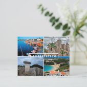 postalisch de la isla de Menorca - Menorca Postkarte (Stehend Vorderseite)