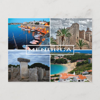 postalisch de la isla de Menorca - Menorca Postkarte