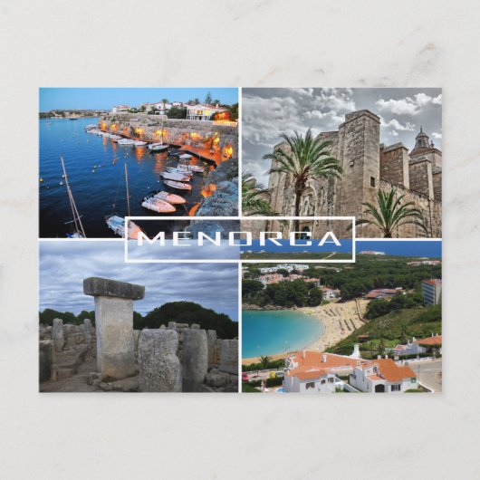 postalisch de la isla de Menorca - Menorca Postkarte (Vorderseite)