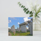 postalisch de los talaiots en la isla de Menorca Postkarte (Stehend Vorderseite)