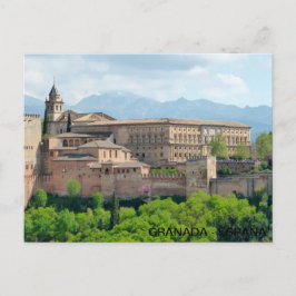postalische Alhambra de Granada, en España Postkarte