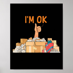 Postalische Kunst für Männer Frauen Postamt Poster