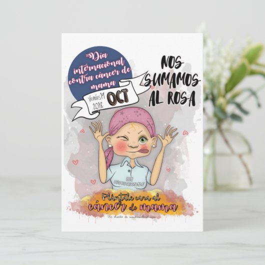 POSTALISCHER INTERNATIONALER TAG GEGEN den Einladung (Stehend Vorderseite)