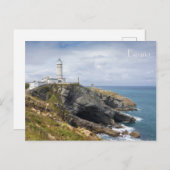 postalischer Leuchtturm in Santander, Kantabrien, Feiertagspostkarte (Vorne/Hinten)