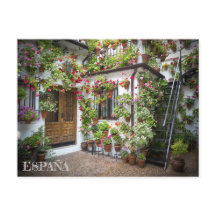 postalischer Patio andaluz en Córdoba, España