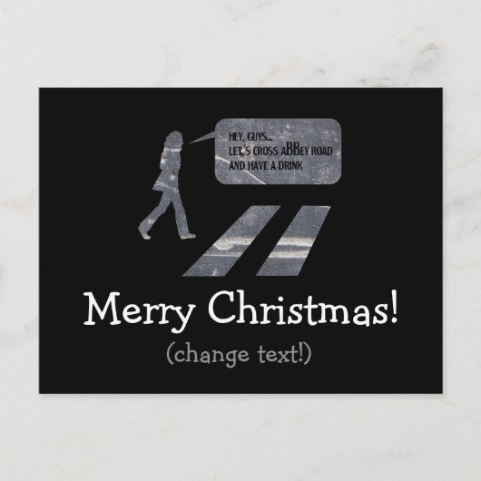 POSTALISCHES CUSTOM SERVICE FEIERTAGSPOSTKARTE (Vorderseite)