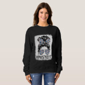 Postallife Mutter S Day Mail Carrier Post gebleich Sweatshirt (Vorne ganz)