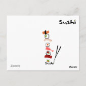 Postalsushi1 Postkarte (Rückseite)