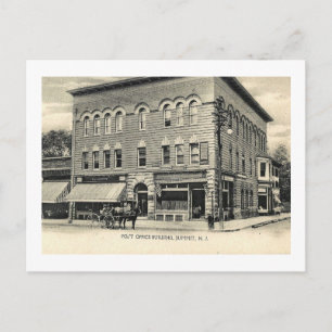 Postamt & Gedney's Store, Summit NJ Vintage Postkarte