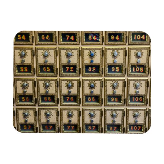 Postamt-Kombinationsschachteln Postkarte Magnet (Horizontal)