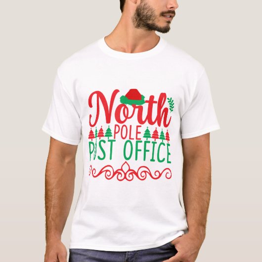 Postamt Nordpol T-Shirt (Vorderseite)